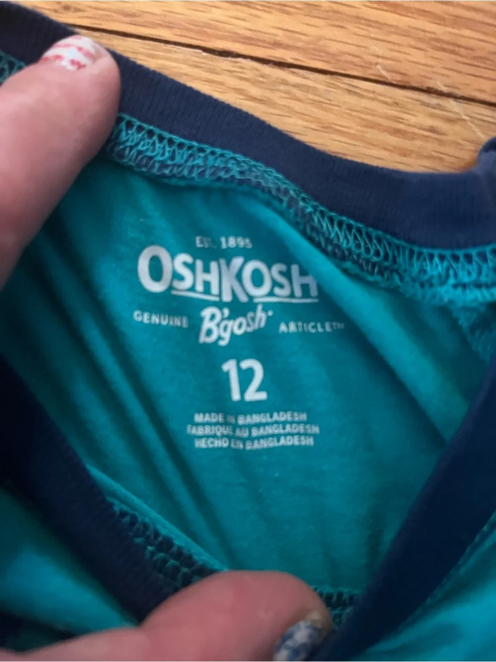 OshKosh Bgosh soft teal
